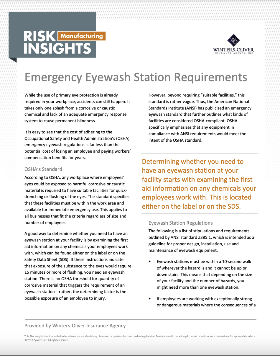 Latest News WintersOliver Insurance Agency Inc.